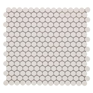 Mosaik Penny Vit Oglaserad