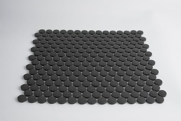 Mosaik Penny Svart Oglaserad - Bild 2