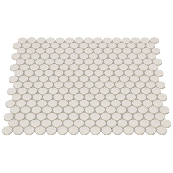 Mosaik Penny Vit Oglaserad - Bild 2