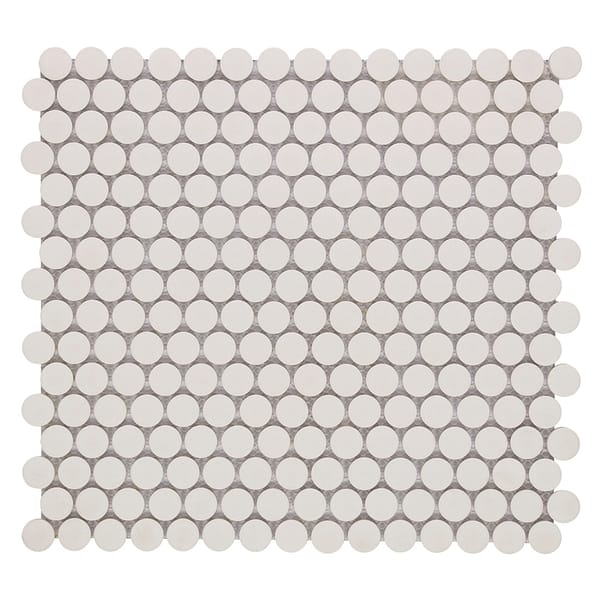 Mosaik Penny Vit Oglaserad