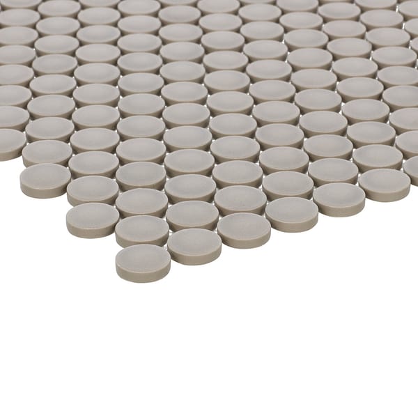 Mosaik Penny Grå Oglaserad - Bild 3