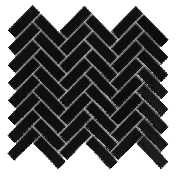 Mosaik Stick Fiskben Svart Matt