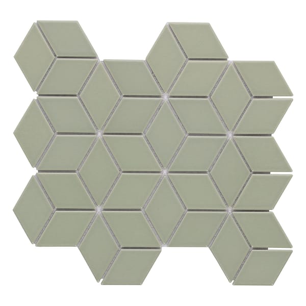 Mosaik Diamond Grön Matt