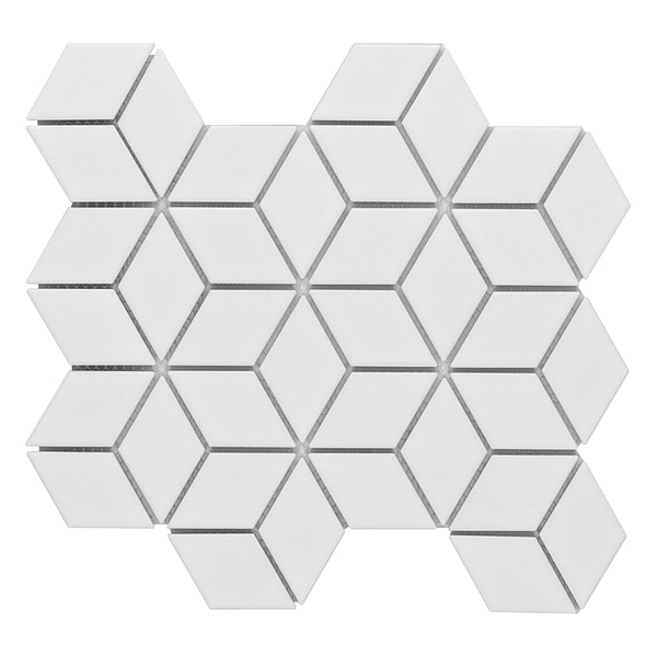 Mosaik Diamond Vit Matt